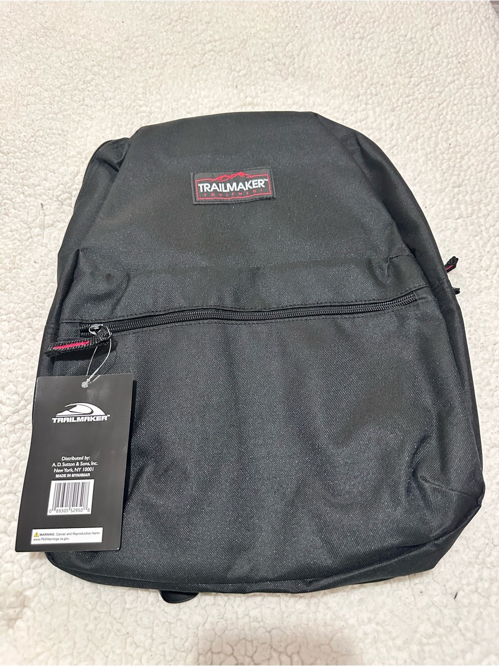 TrailMaker Men's Black Everyday Backpack